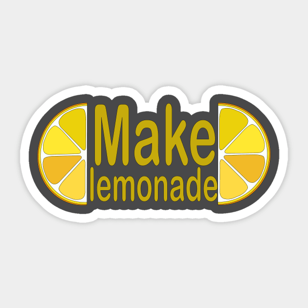 Make lemonade Sticker by KarabasClothing